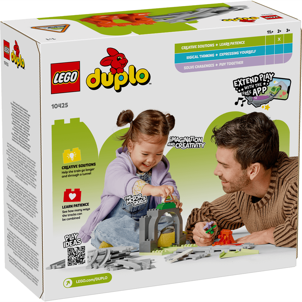LEGO DUPLO TRAINS TRAIN TUNNEL AND TRACKS EXPANSION SET 10425