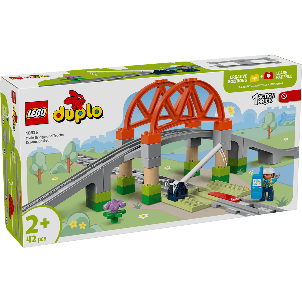 LEGO DUPLO TRAINS TRAIN BRIDGE AND TRACKS EXPANSION SET 10426