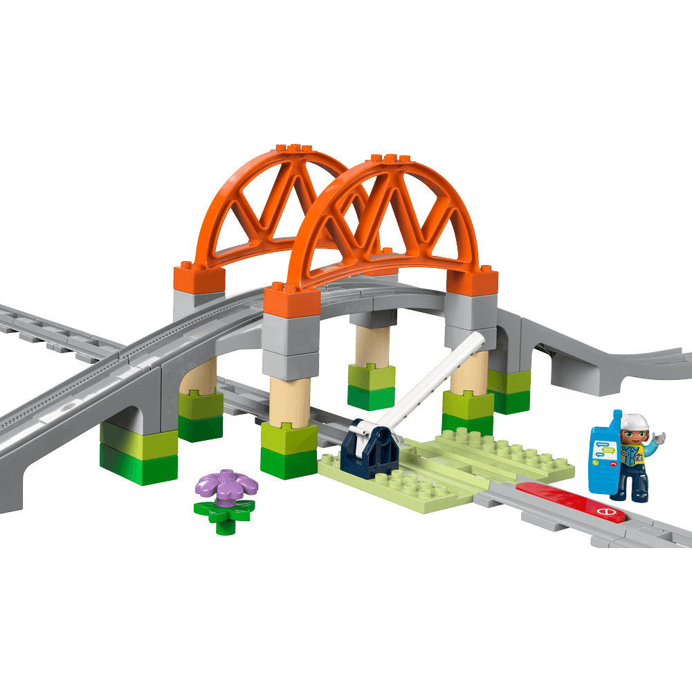 LEGO DUPLO TRAINS TRAIN BRIDGE AND TRACKS EXPANSION SET 10426