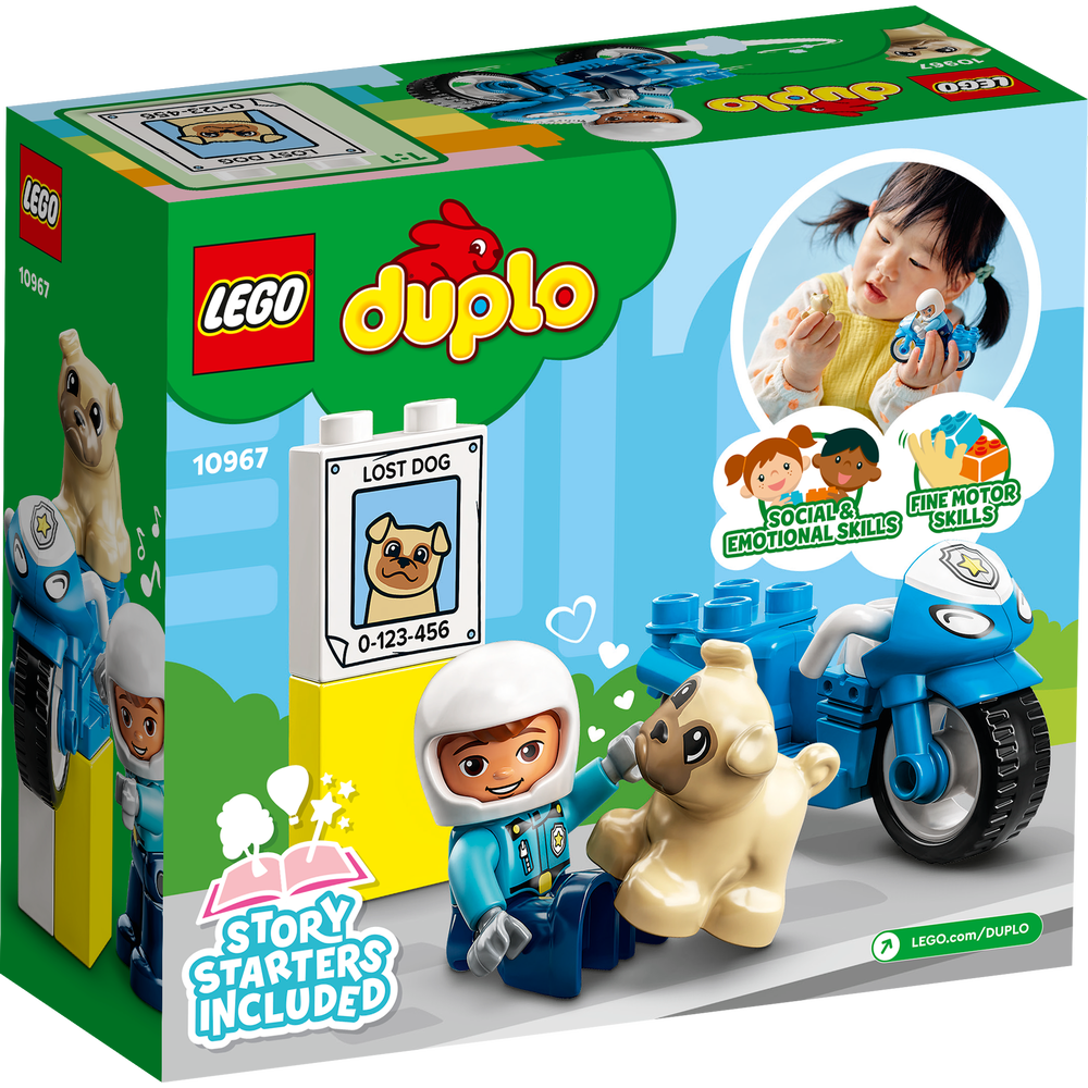 LEGO DUPLO RESCUE POLICE MOTORCYCLE 10967