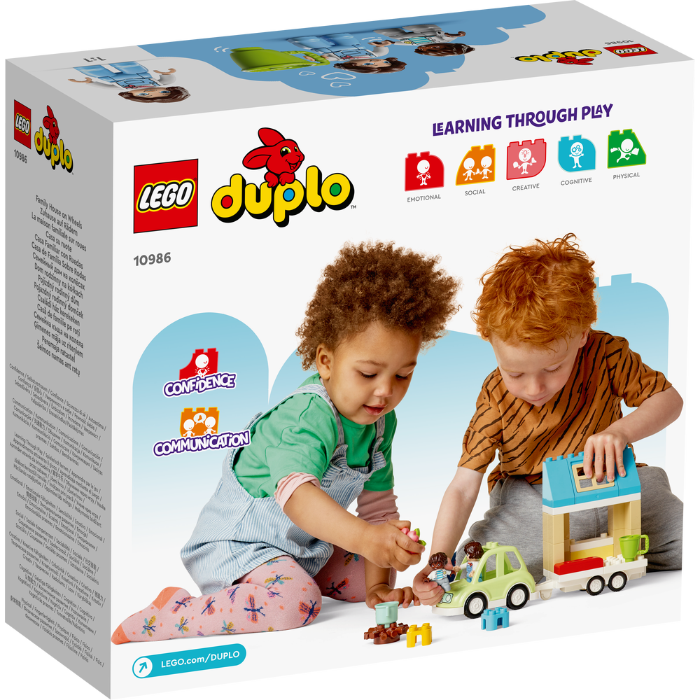 DUPLO TOWN FAMILY HOUSE ON WHEELS 10986