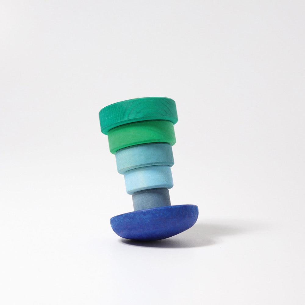 GRIMMS CONICAL TOWER WOBBLY BLUE