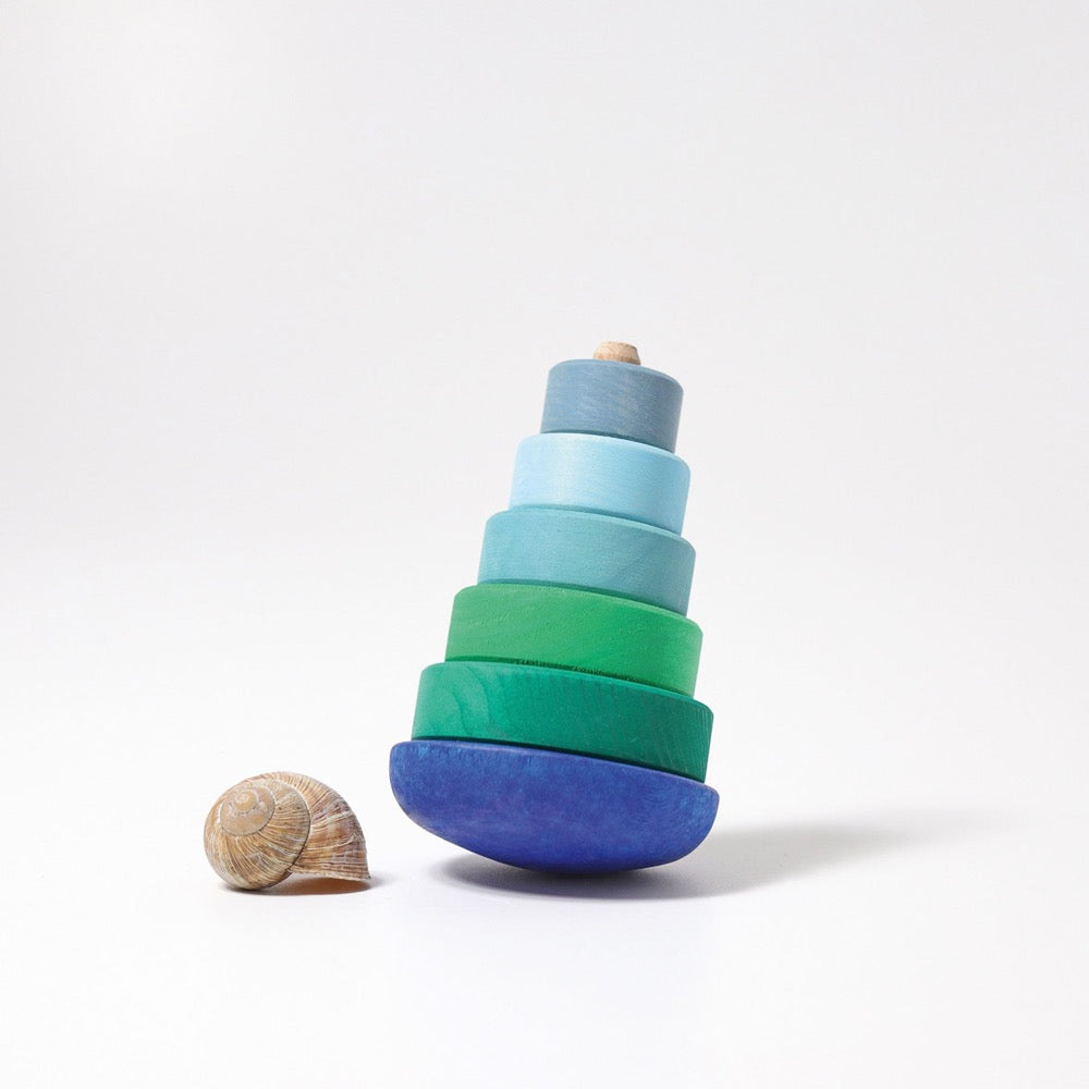 GRIMMS CONICAL TOWER WOBBLY BLUE