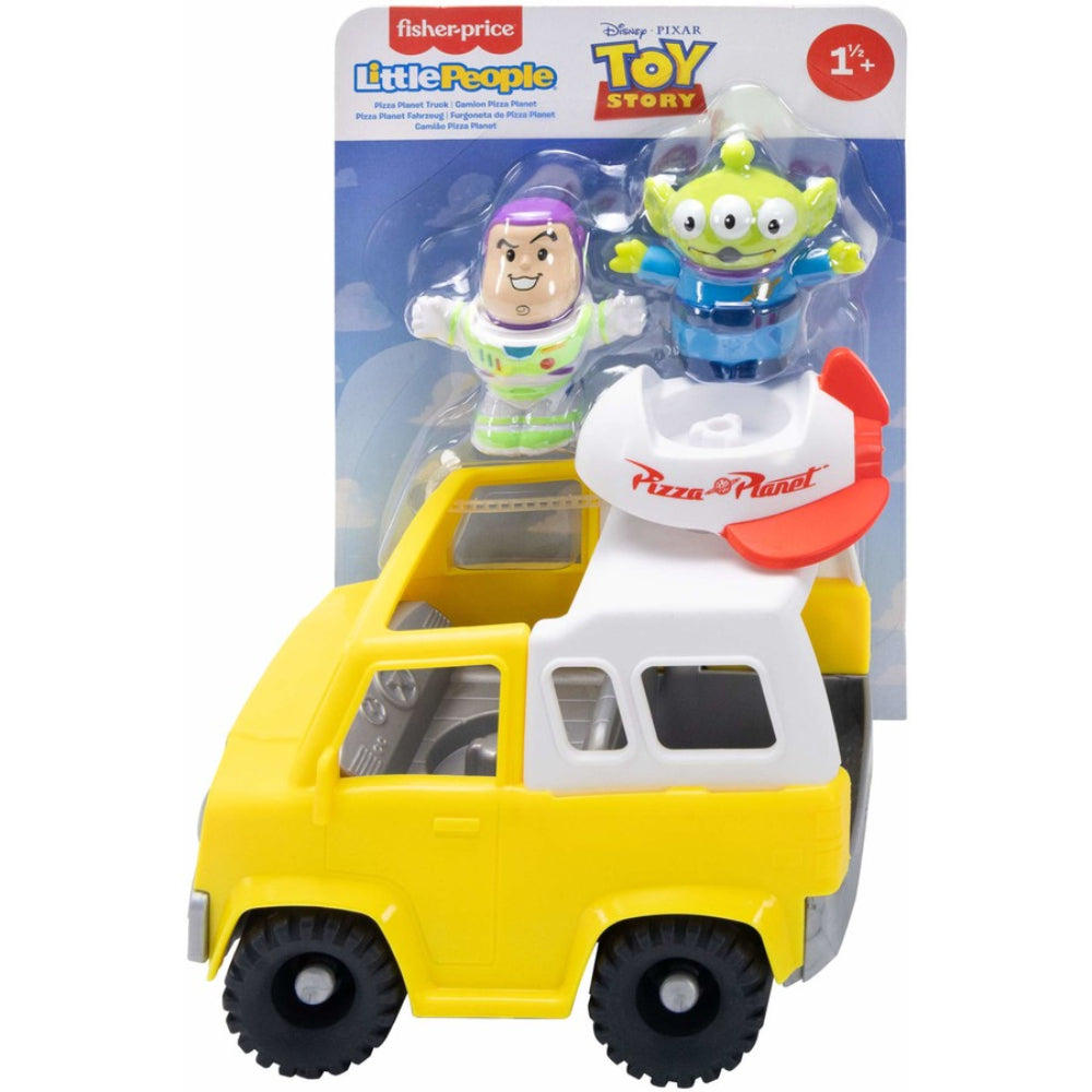 FISHER PRICE LITTLE PEOPLE TOY STORY PIZZA PLANET TRUCK