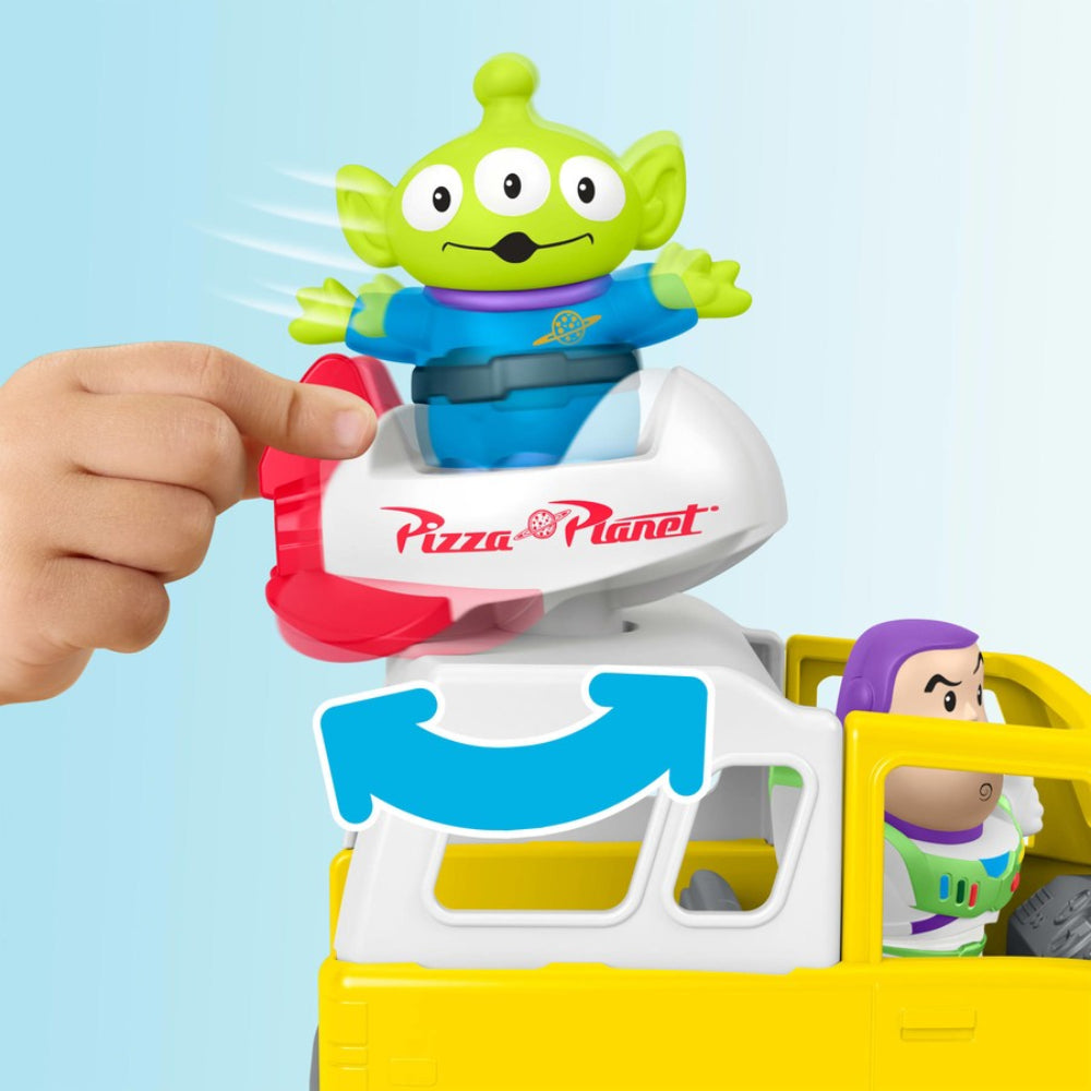 FISHER PRICE LITTLE PEOPLE TOY STORY PIZZA PLANET TRUCK