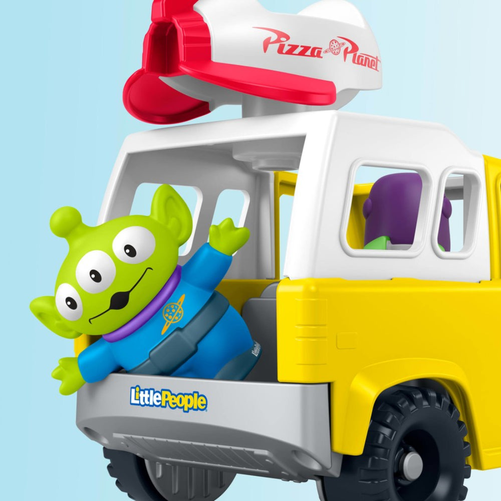 FISHER PRICE LITTLE PEOPLE TOY STORY PIZZA PLANET TRUCK