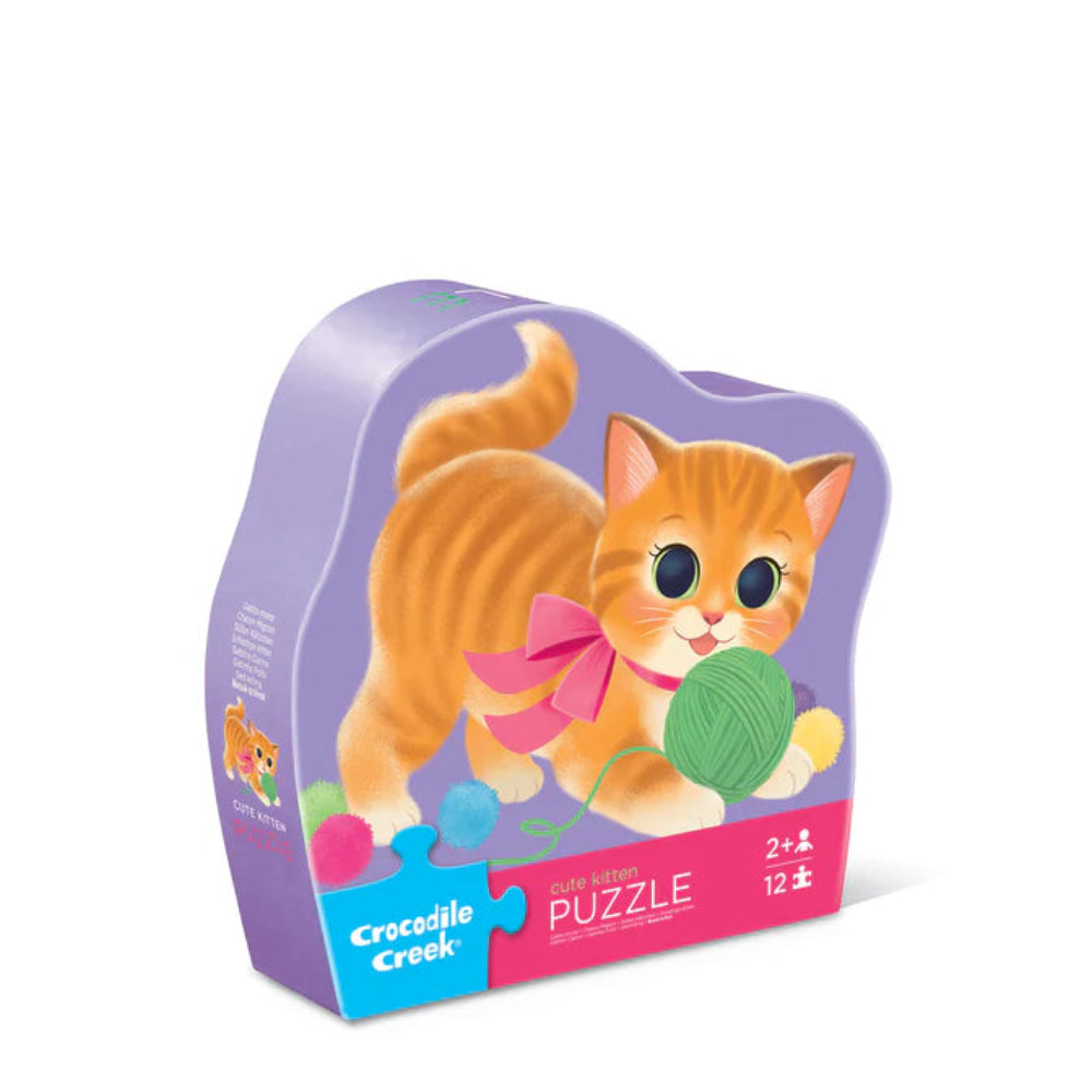 CROCODILE CREEK CUTE KITTEN 12PC PUZZLE
