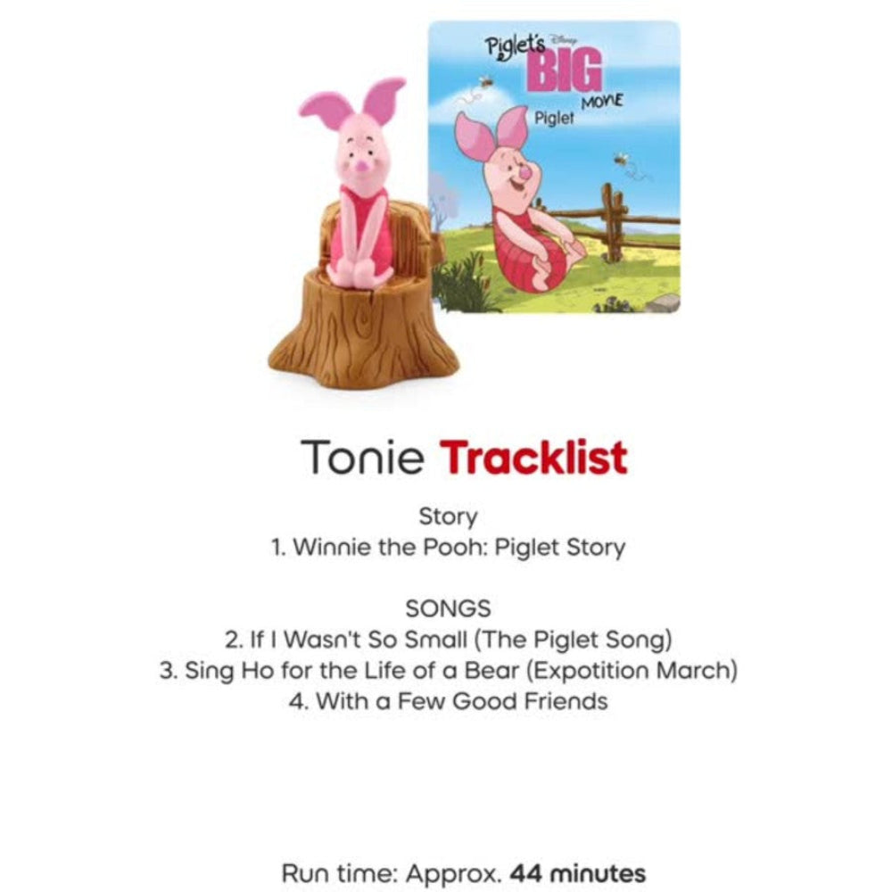 WINNIE THE POOH PIGLET TONIES AUDIO CHARACTER