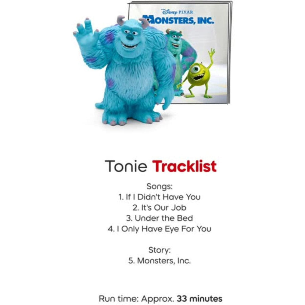 DISNEY PIXAR MONSTERS INC SULLY TONIES AUDIO CHARACTER