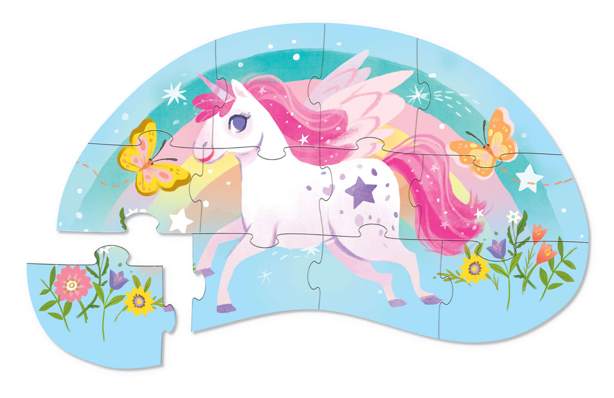 CROCODILE CREEK SWEET UNICORN MINI PUZZLE 12pc