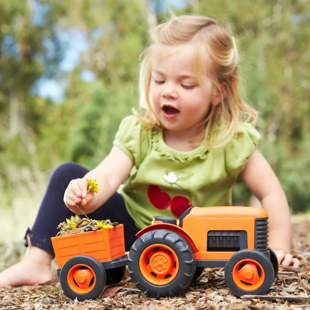 GREEN TOYS TRACTOR