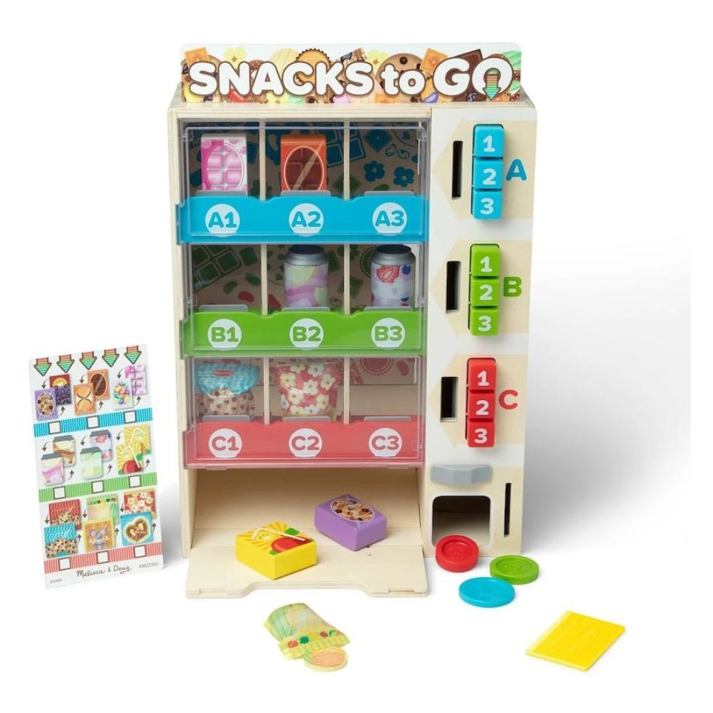 MELISSA AND DOUG WOODEN VENDING MACHINE