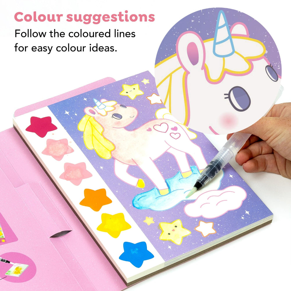 TIGER TRIBE PAINT A PICTURE SET UNICORN SKIES