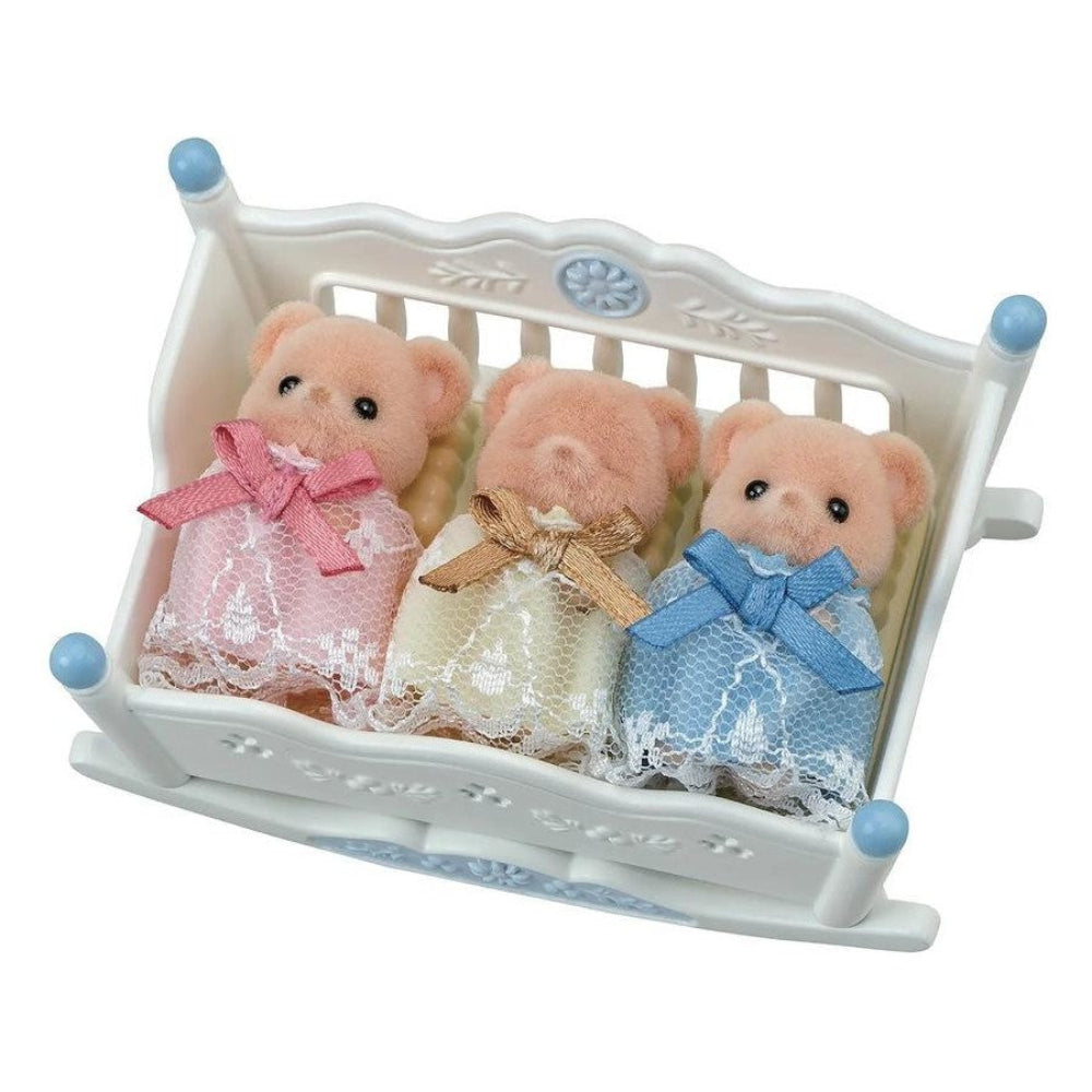 SYLVANIAN FAMILIES BISCUIT BEAR SLEEPY TRIPLETS