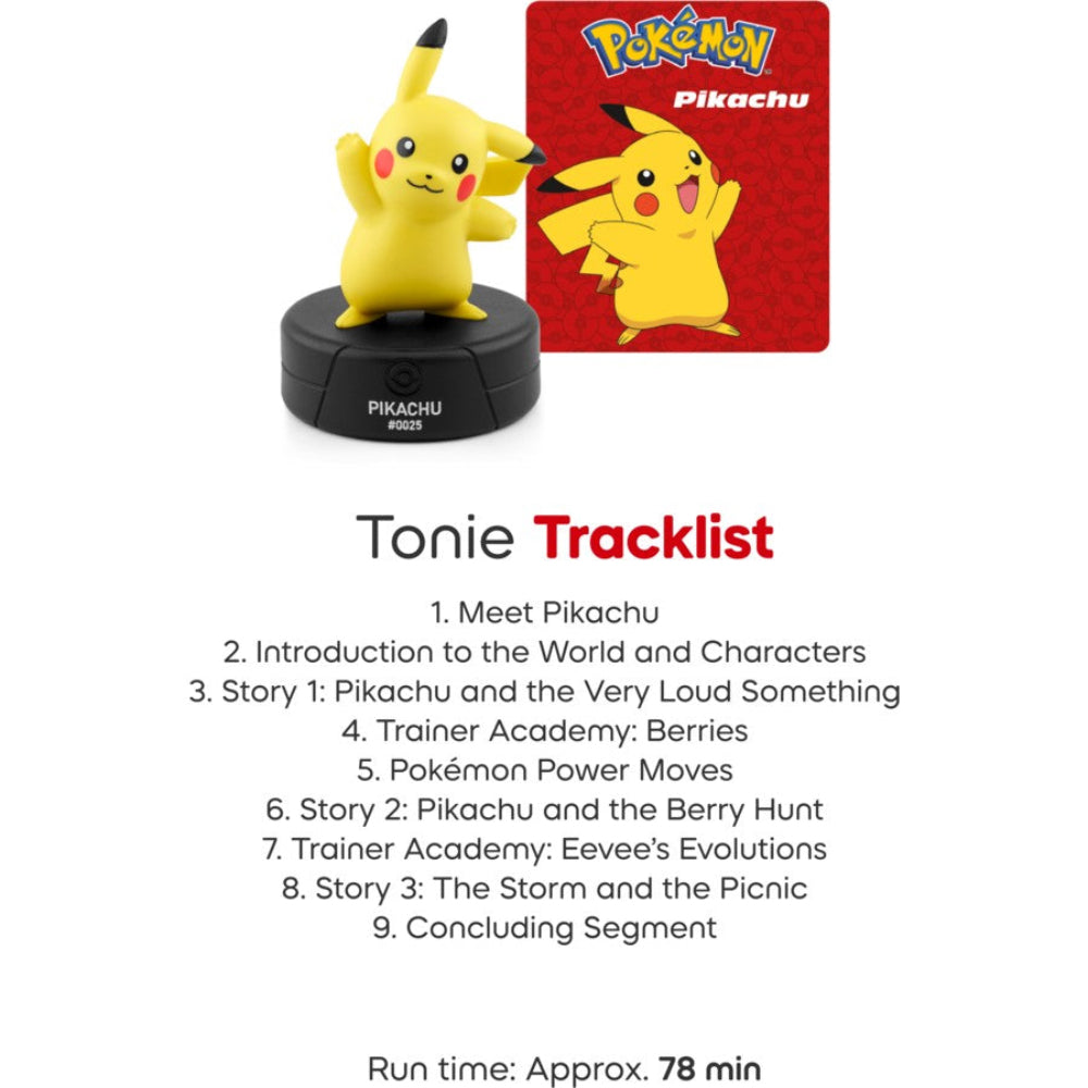 TONIES POKEMON PIKACHU TONIE AUDIO CHARACTER