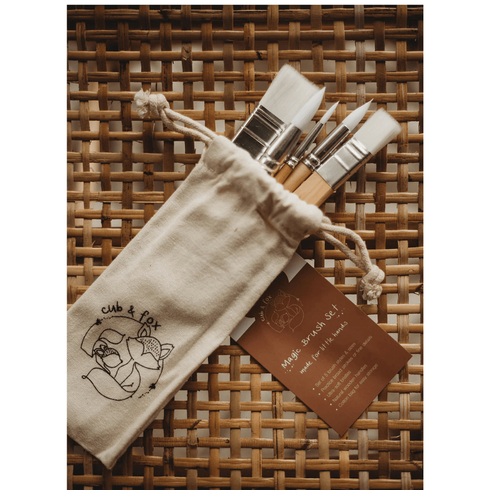 CUB AND FOX MAGIC BRUSH SET