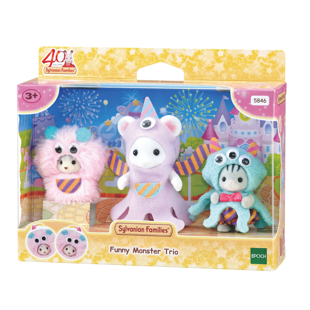 SYLVANIAN FAMILIES FUNNY MONSTER TRIO