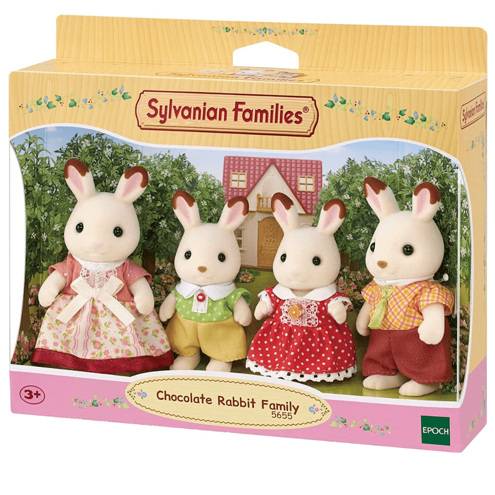 SYLVANIAN FAMILIES CHOCOLATE RABBIT FAMILY