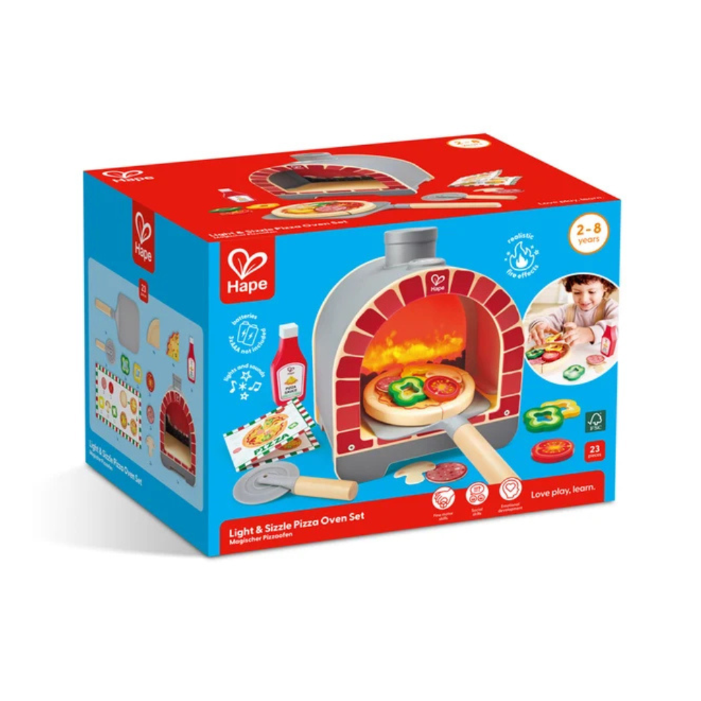 HAPE LIGHT & SIZZLE PIZZA OVEN SET