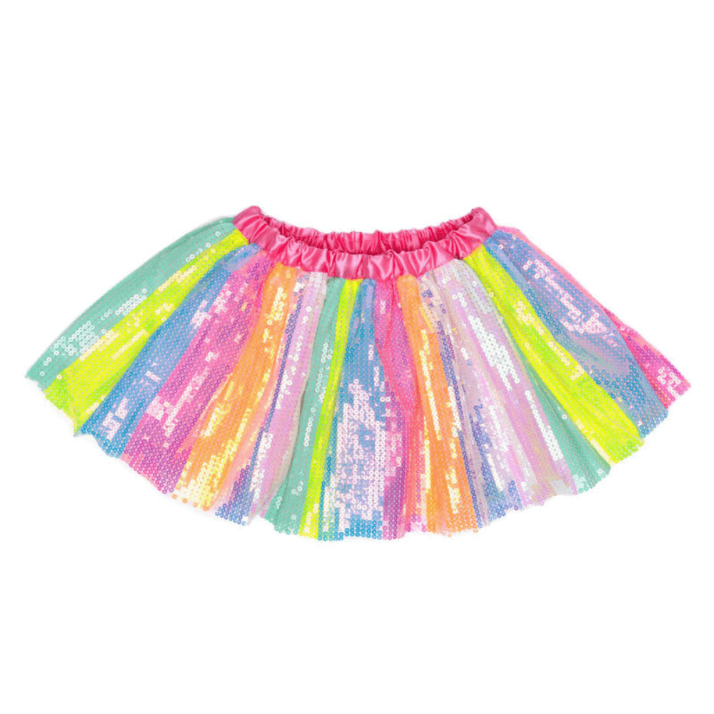 GREAT PRETENDER STRIPY SEQUINS SKIRT 4-6