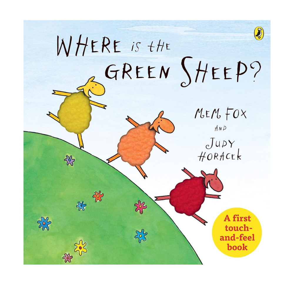 WHERE IS THE GREEN SHEEP TOUCH AND FEEL BOARD BOOK