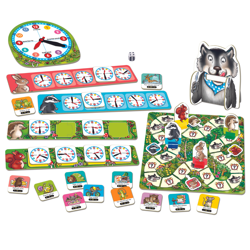 ORCHARD TOYS WHATS THE TIME MR WOLF