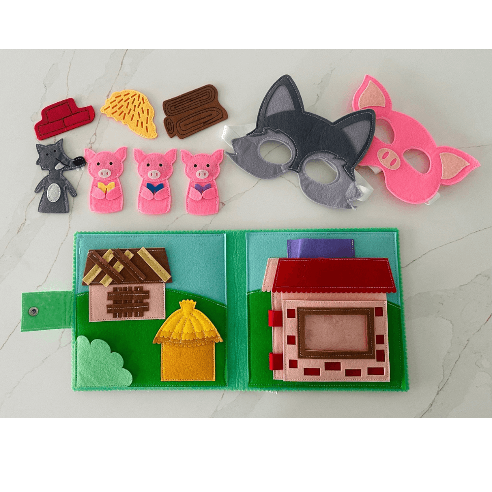 WONDERTIVITY THREE LITTLE PIGS SET