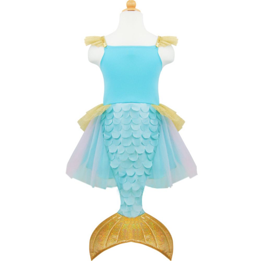 GREAT PRETENDER MERMALICIOUS DRESS WITH TAIL SIZE 5-6