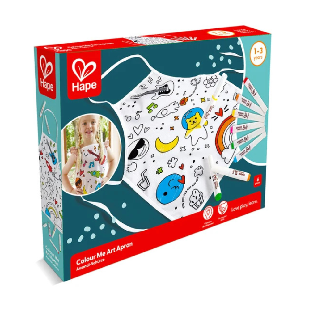 HAPE COLOUR ME ART APRON
