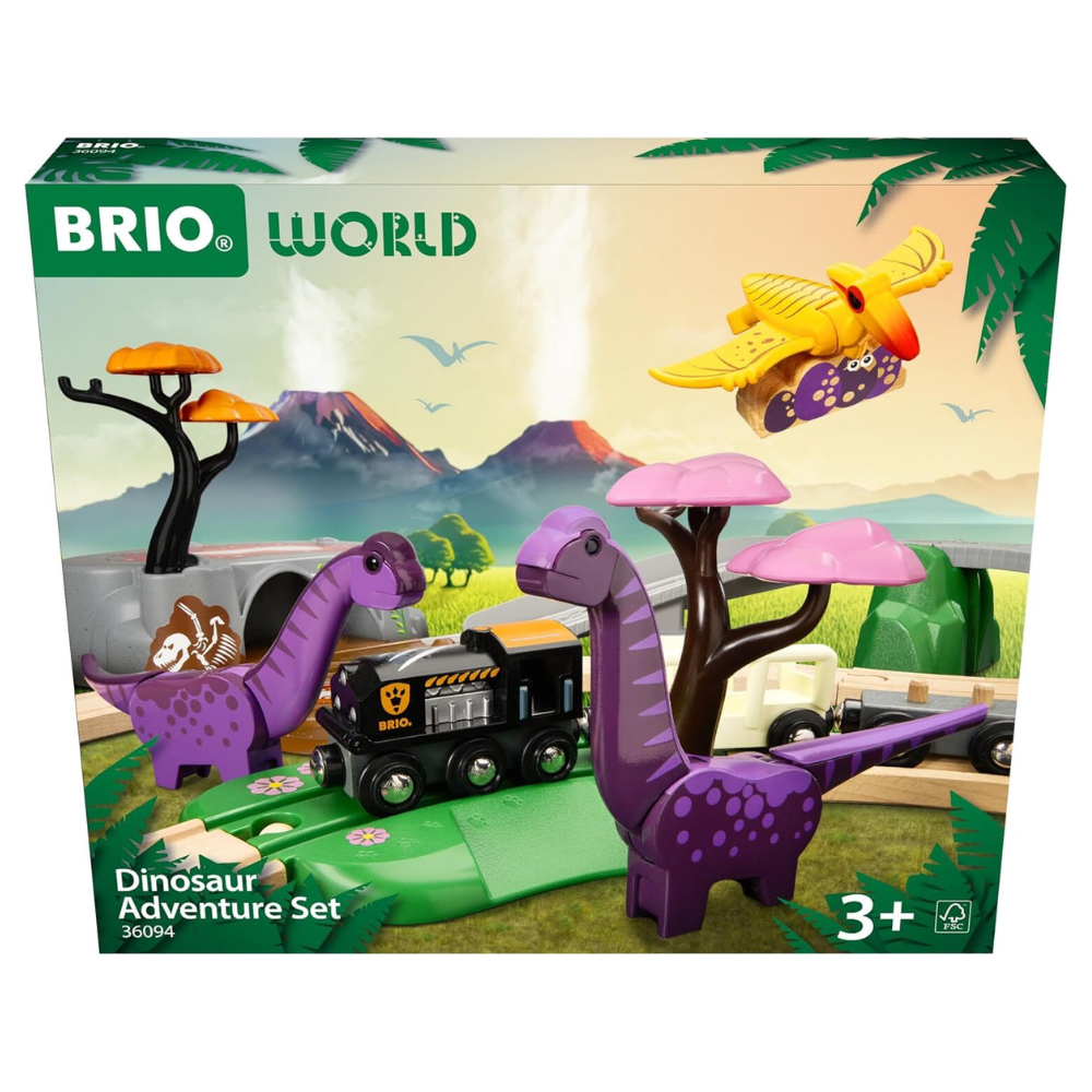 BRIO DINOSAUR ADVENTURE SET 21PC