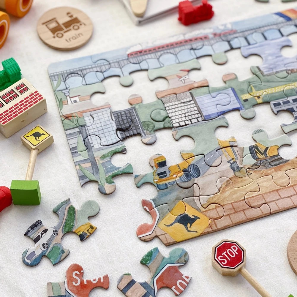 ADORED ILLUSTRATIONS THE INCREDIBLE PUZZLE TRAVEL