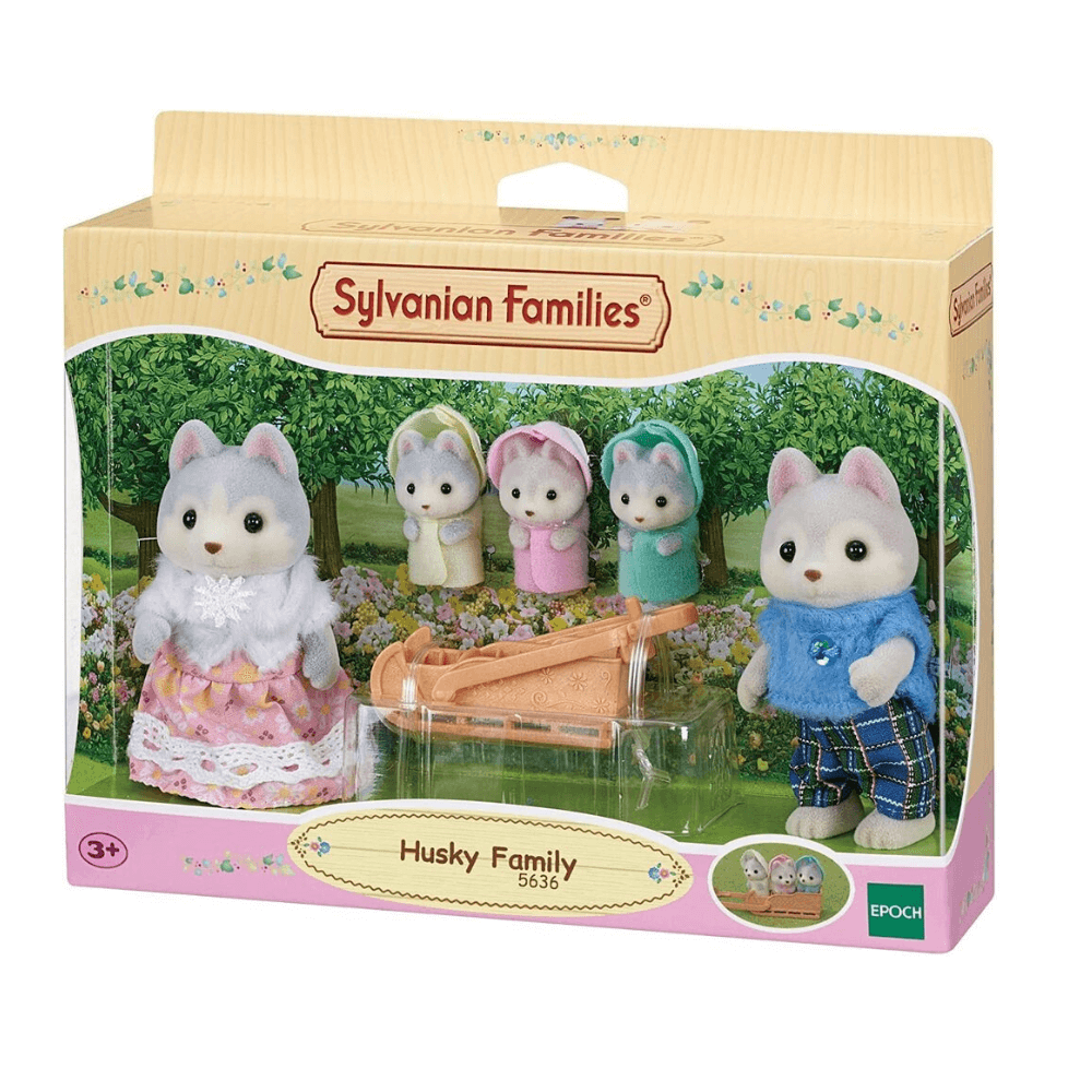 SYLVANIAN FAMILIES HUSKY FAMILY SET