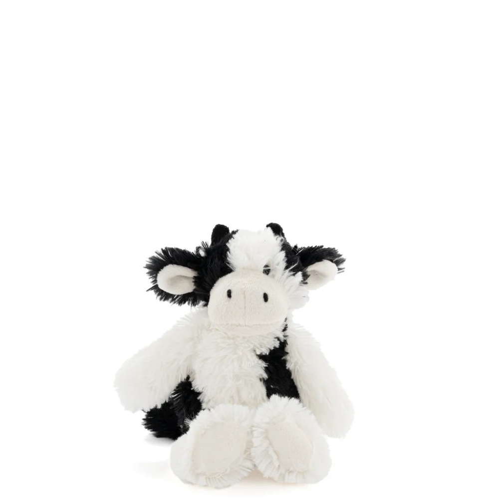 NANA HUCHY MINI CLOVER THE COW RATTLE BLACK