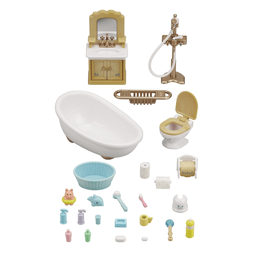 SYLVANIAN FAMILIES COUNTRY BATHROOM SET