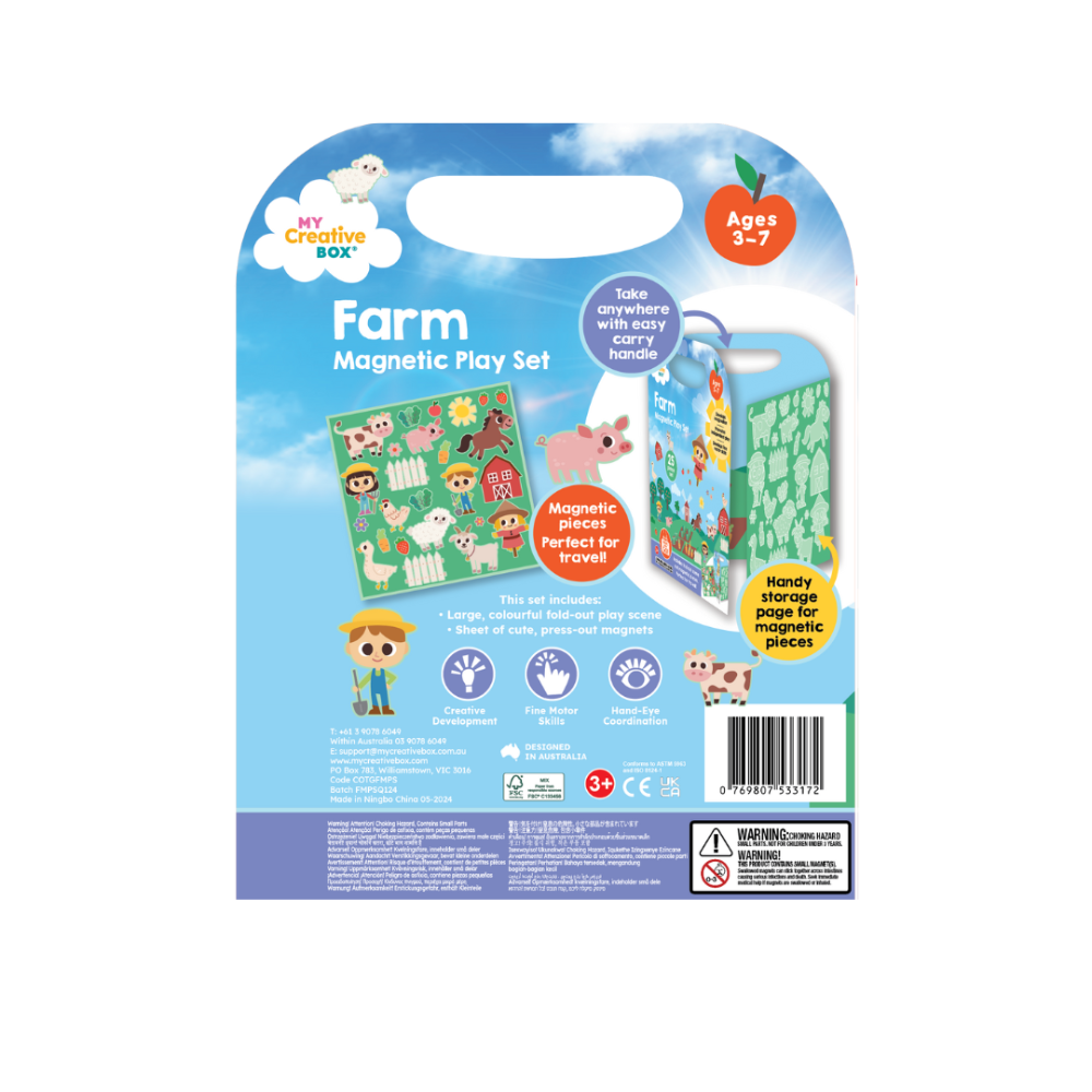 MY CREATIVE BOX FARM MAGNETIC PLAY SET