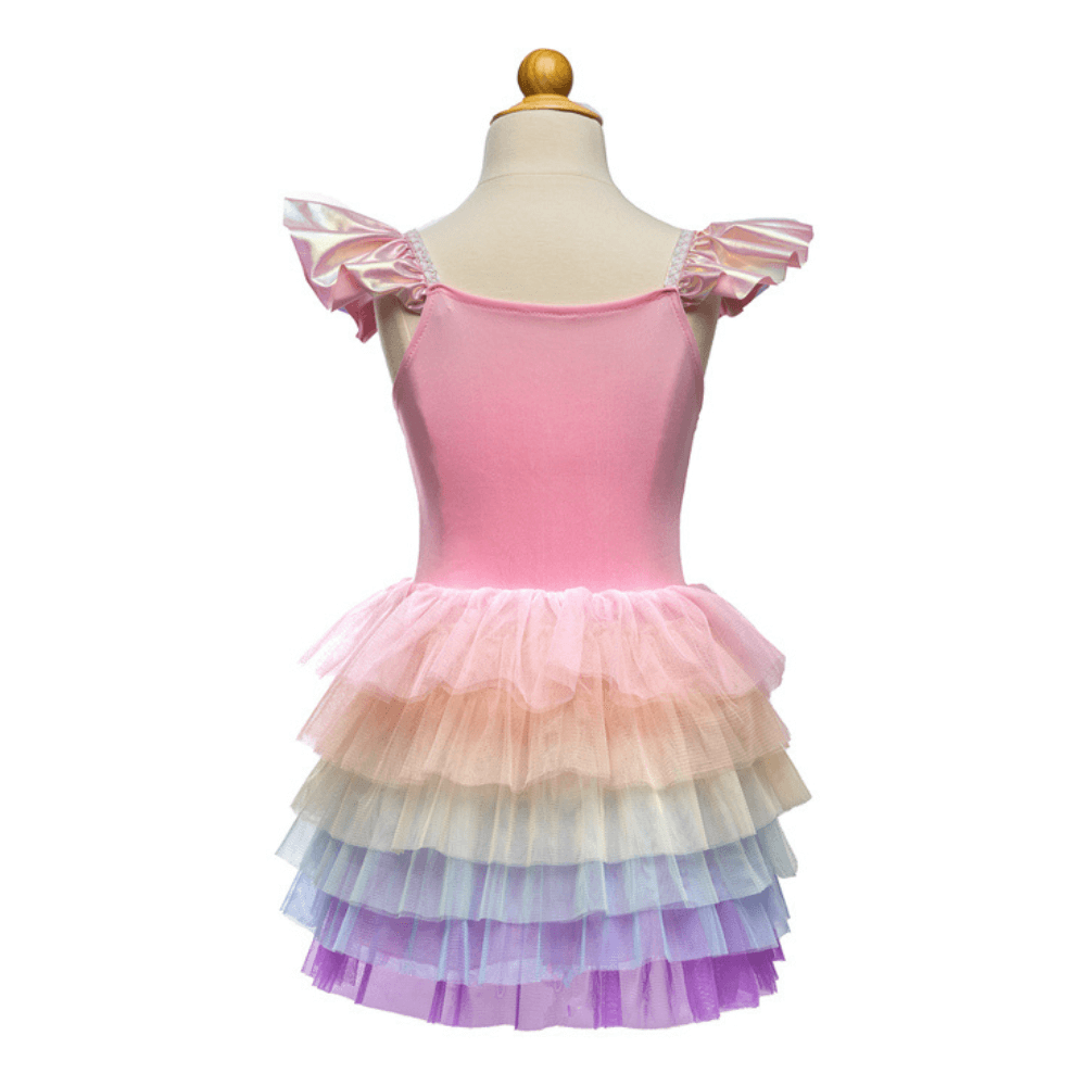 GREAT PRETENDER RAINBOW RUFFLE TUTU DRESS