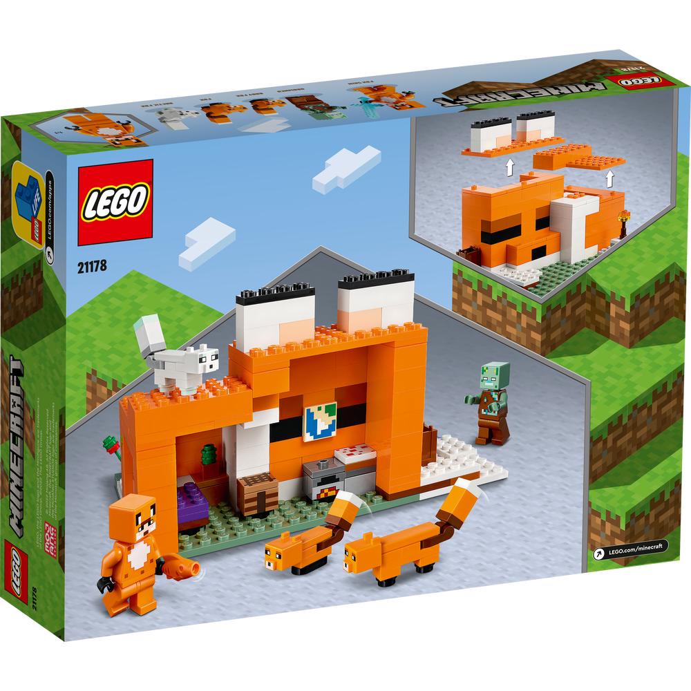 LEGO MINECRAFT VANILLA THE FOX LODGE 21178