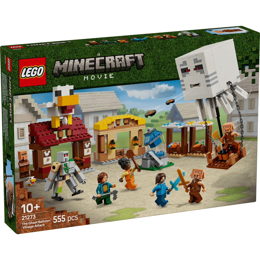 MINECRAFT THE GHAST BALLOON VILLAGE ATTACK 21273