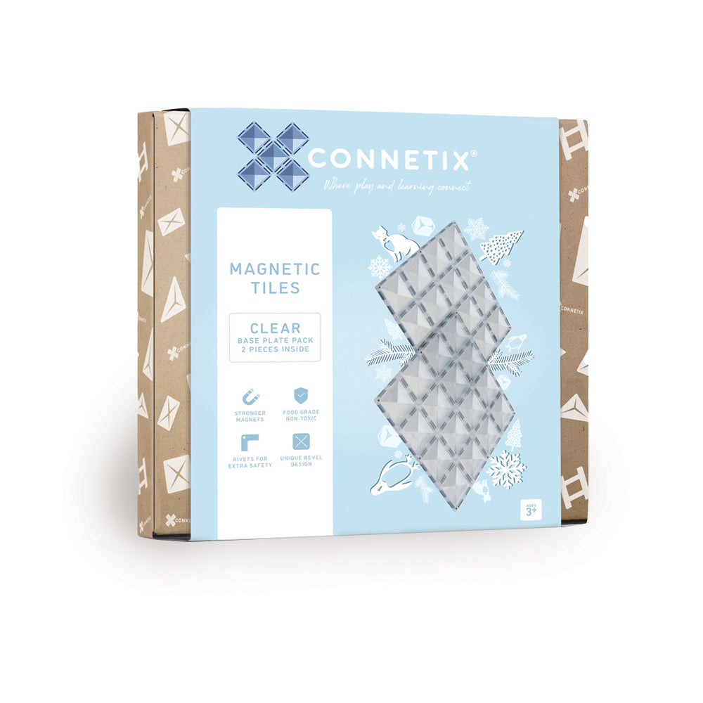 CONNETIX 2 PIECE CLEAR BASE PLATE PACK