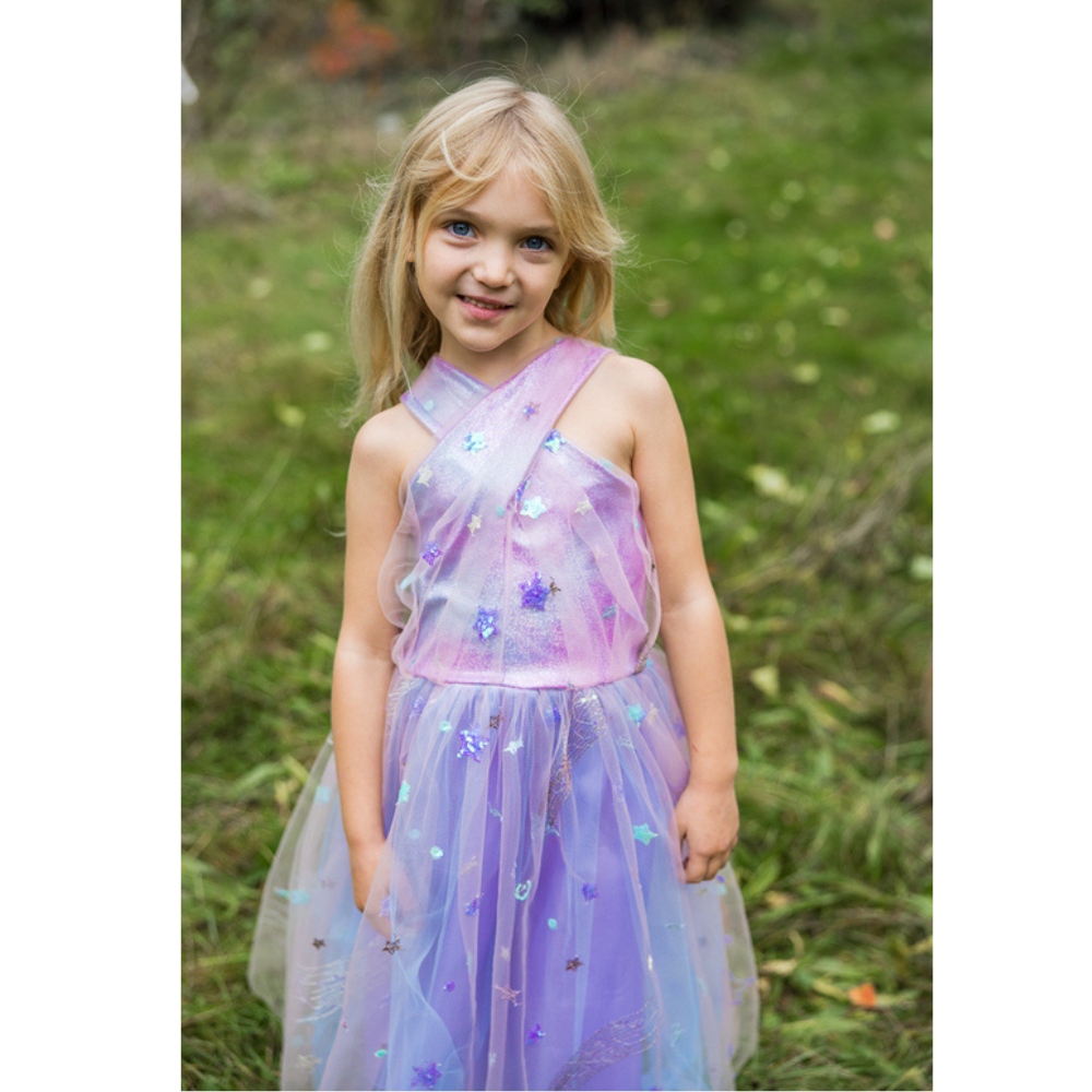 GREAT PRETENDER ERAS DRESS LILAC SIZE 7-8