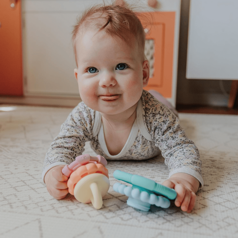 JELLYSTONE DESIGNS JELLYSTONE RAINBOW STACKER TEETHER GELATO