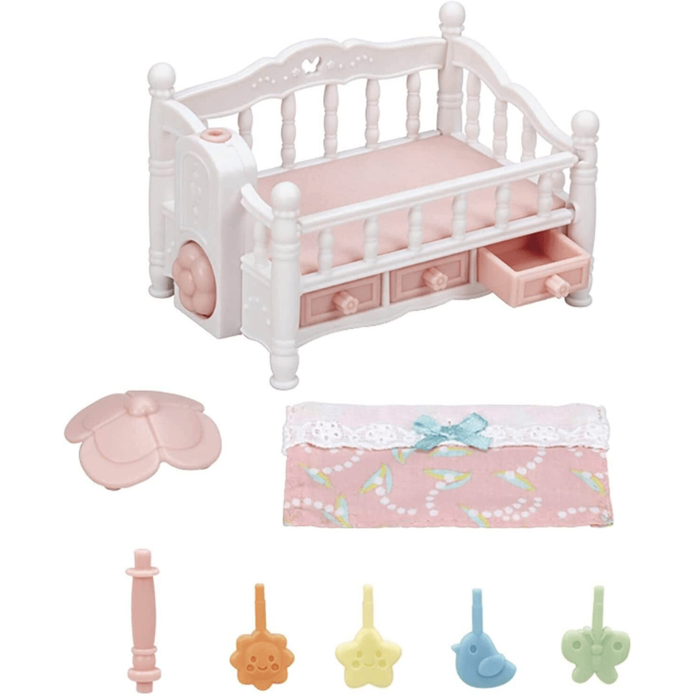 SYLVANIAN FAMILIES CRIB WITH MOBILE SET