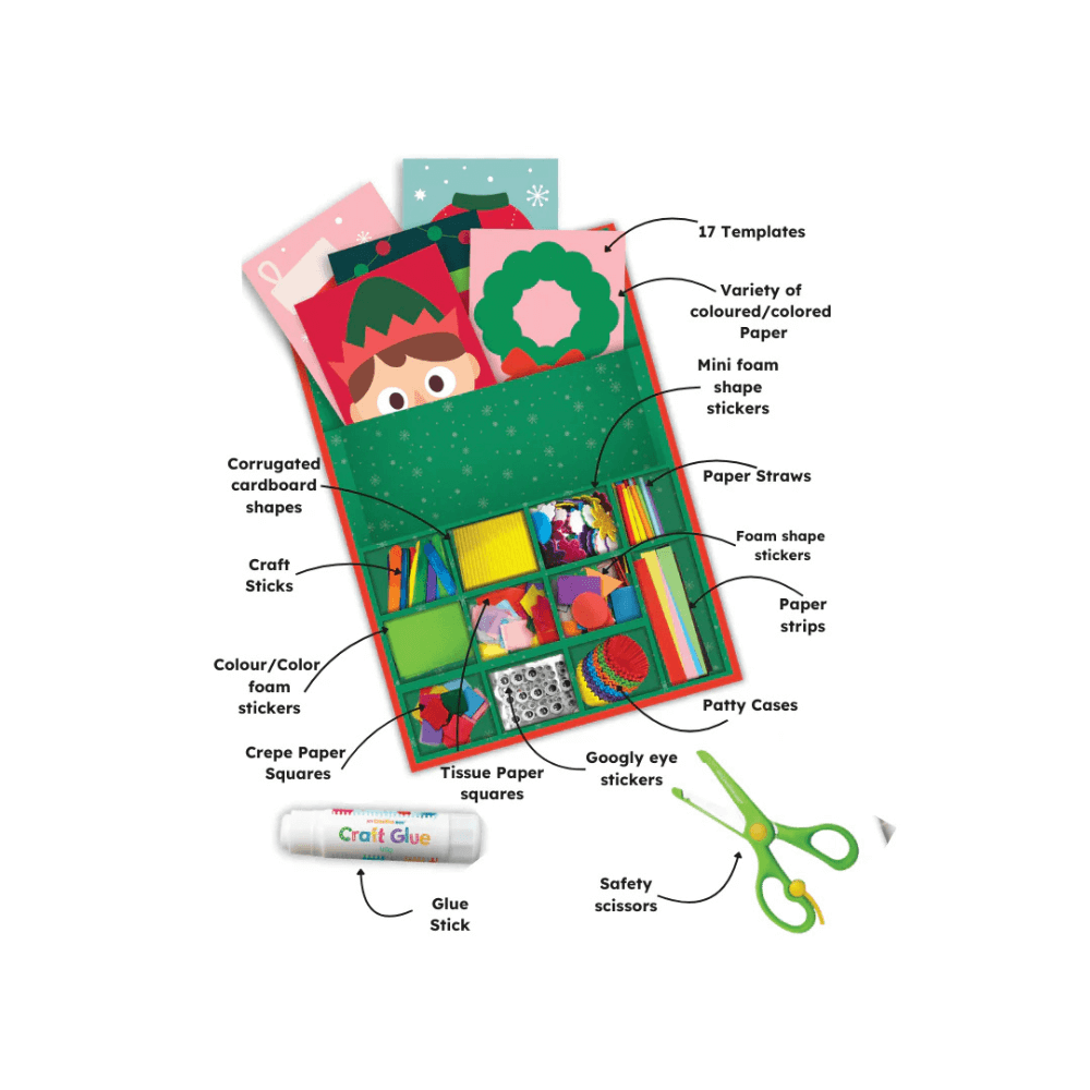 MY CREATIVE BOX CHRISTMAS COLLAGE SENSORY CRAFT BOX