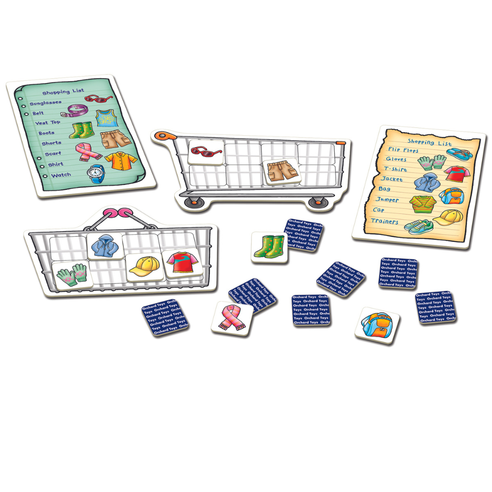 ORCHARD TOYS SHOPPING LIST EXTRAS CLOTHES