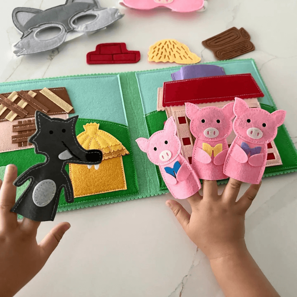 WONDERTIVITY THREE LITTLE PIGS SET