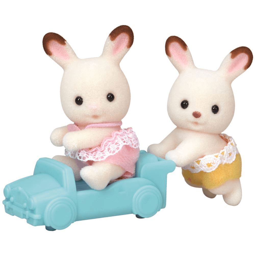 SYLVANIAN FAMILIES CHOCOLATE RABBIT TWINS SET