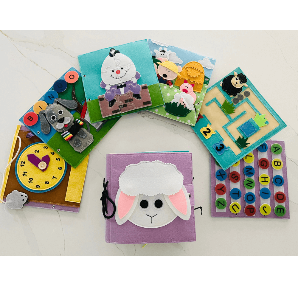 WONDERTIVITY LITTLE LAMB NURSERY RHYME BUSY BOOK