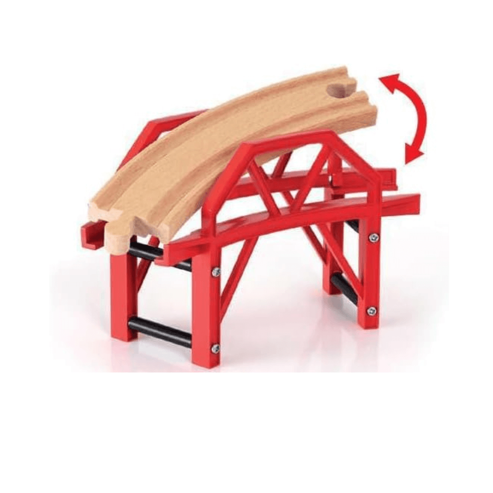 BRIO BRIDGE - CURVED BRIDGE, 4 PIECES