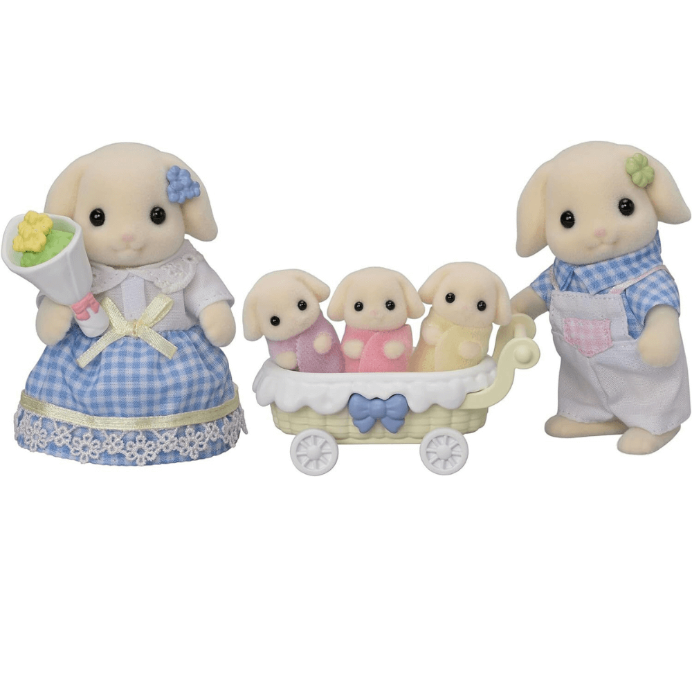 SYLVANIAN FAMILIES FLORA RABBIT FAMILY SET