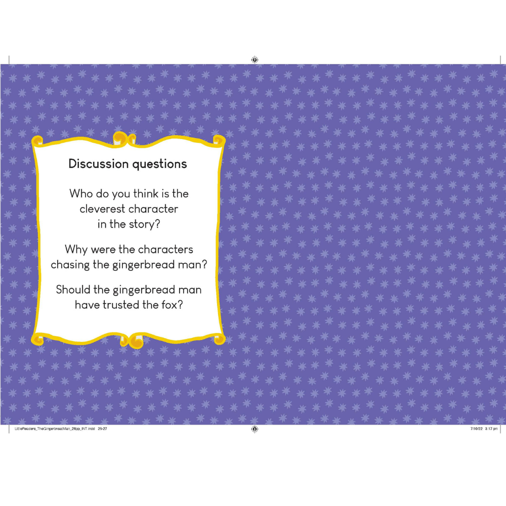 LITTLE READERS STORY BOOK THE GINGERBREAD MAN